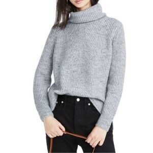 Madewell Donegal Mercer Turtleneck Sweater Small Cozy Chunky Knit Women